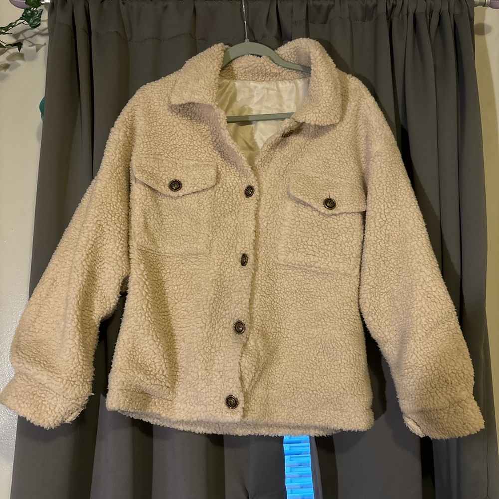 Fleece Tan coat